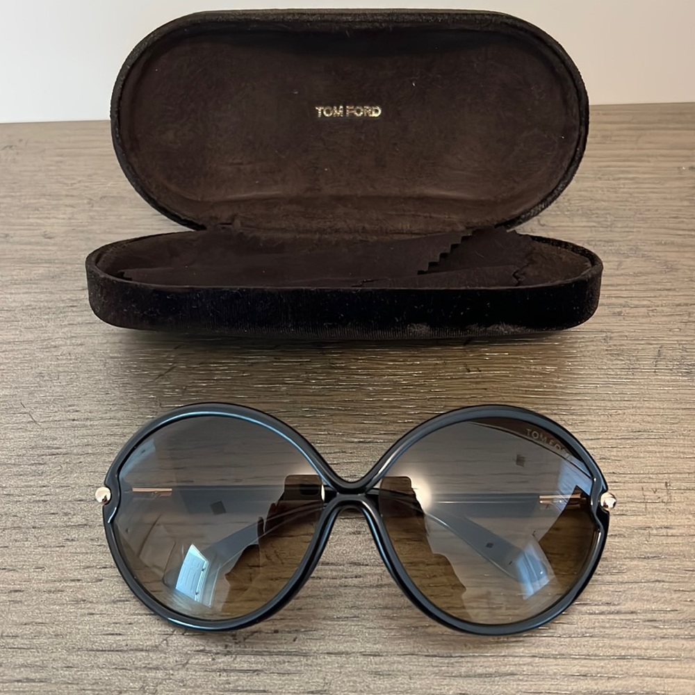 Tom Ford oversized oval sunglasses